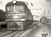 ВЛ8 - 1446. Москва. Курский вокзал. 1980г.