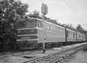 ВЛ80К - 152. Москва. пл. Депо (Люблино). 1983г.