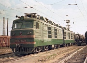 ВЛ80К - 638. ст. Купянск. 30.08.1985г.