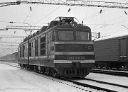 ВЛ80К - 674. ст. Деревянковка. 11.01.1987г.