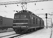 ВЛ80К - 674. ст. Деревянковка. 11.01.1987г.