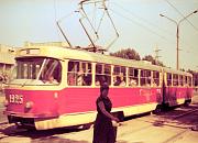 Трамвай Tatra-K2. Харьков. 28.08.1985г.